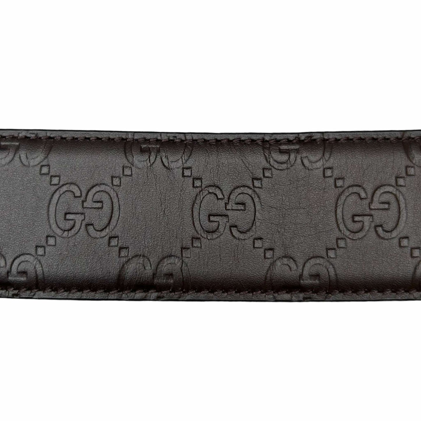 Gucci GG Brown Belt - (90/36) - 411924