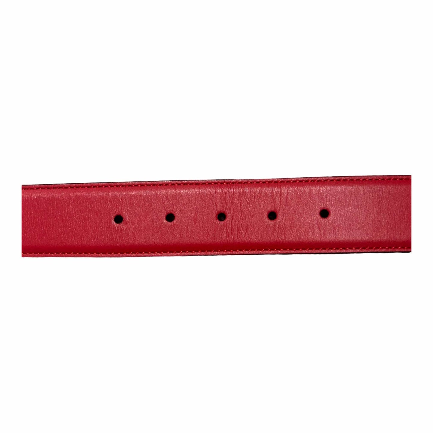 Gucci Red GG Belt - (85/34) - 546386