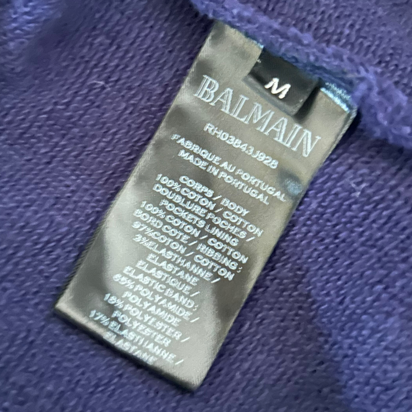 Men's Balmain Logo Hoodie - Medium