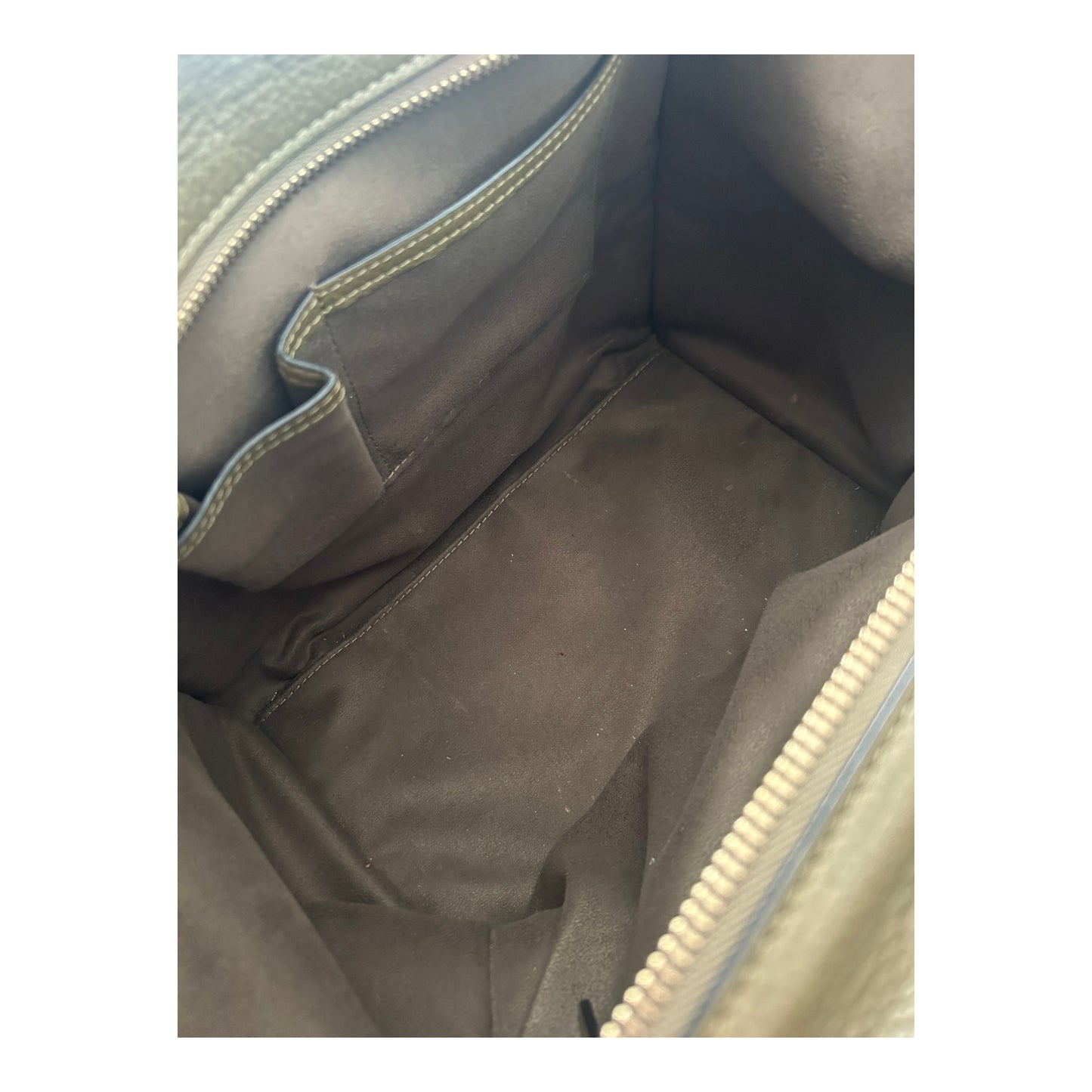 Celine Mini Luggage Bag - Khaki