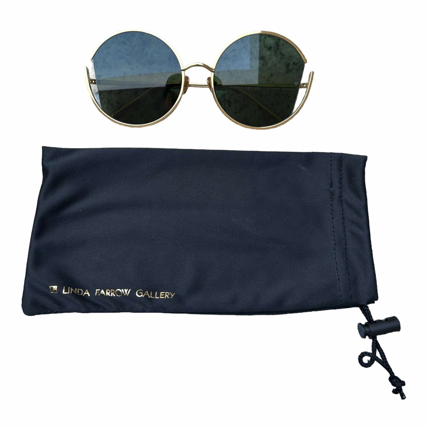 Linda Farrow Quarry C4 Round Sunglasses