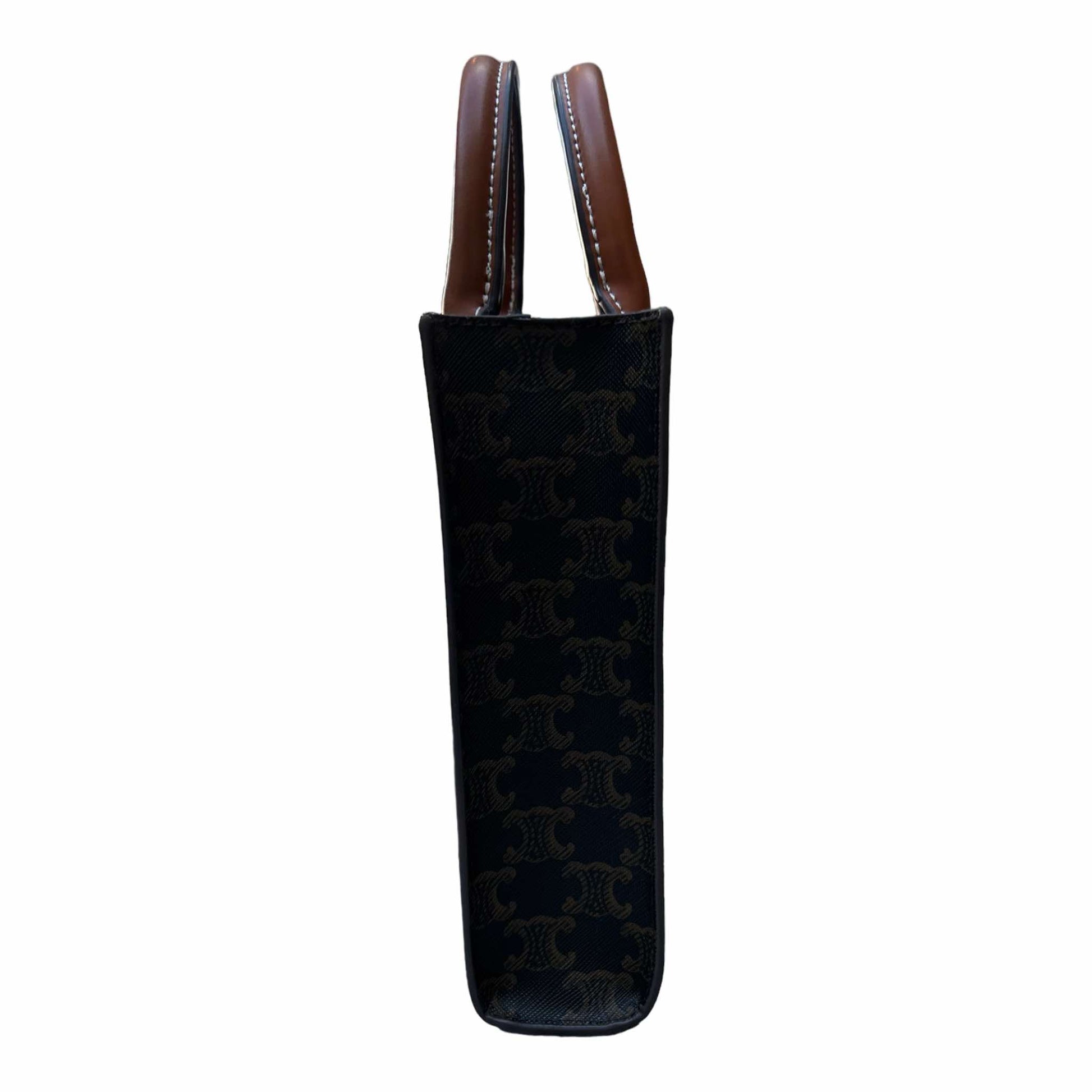 Celine Mini Vertical Cabas Triomphe Print