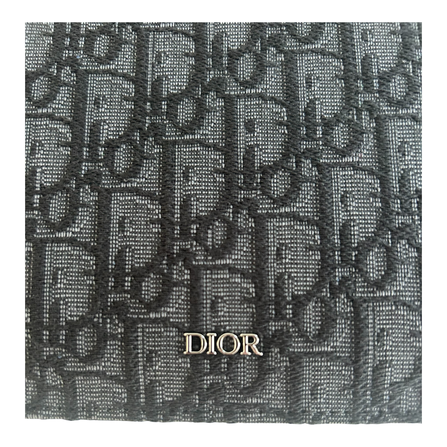 Dior Black Oblique Jacquard A4 Pouch