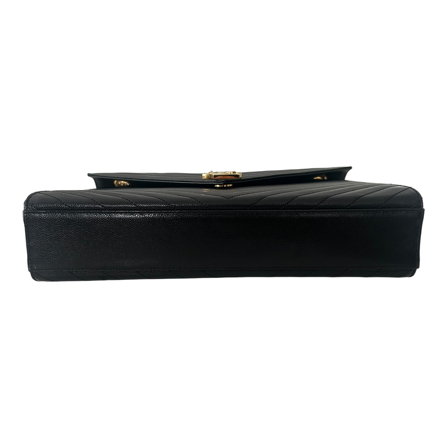 Saint Laurent Black Large Envelope Flap Bag - 354118
