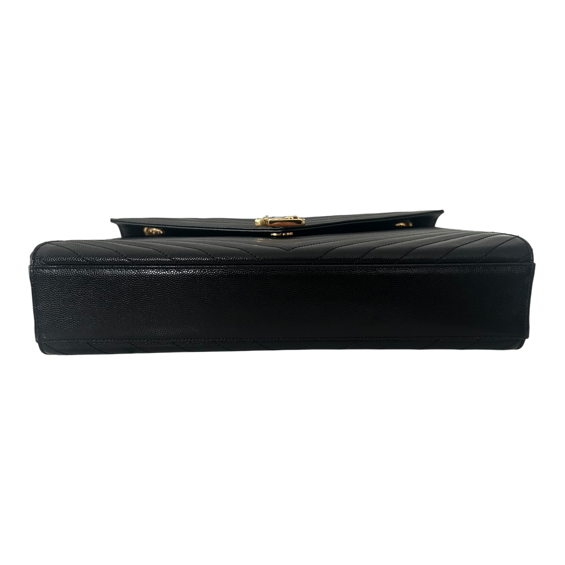 Saint Laurent Black Large Envelope Flap Bag - 354118