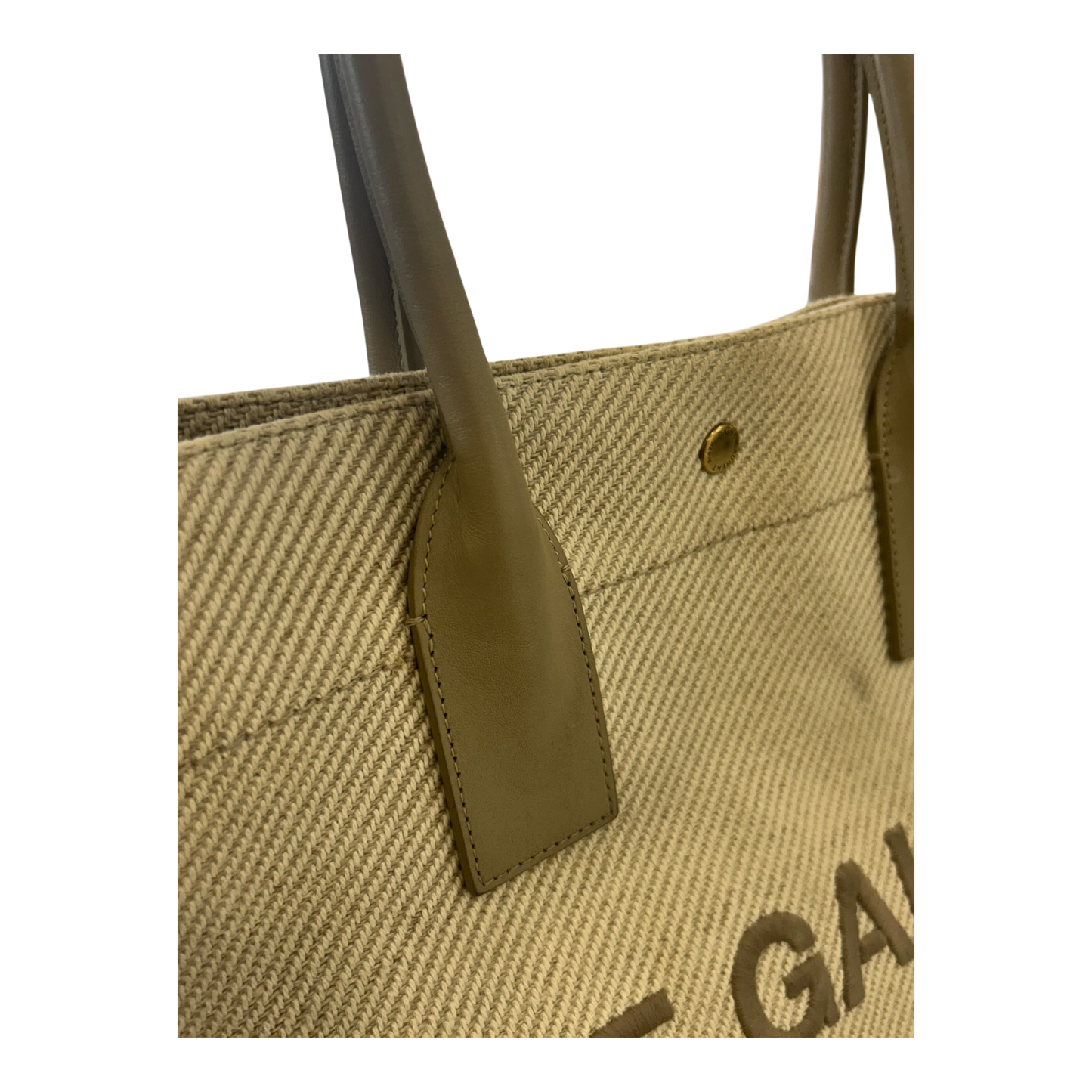Saint Laurent Beige Rive Gauche Tote - 499290