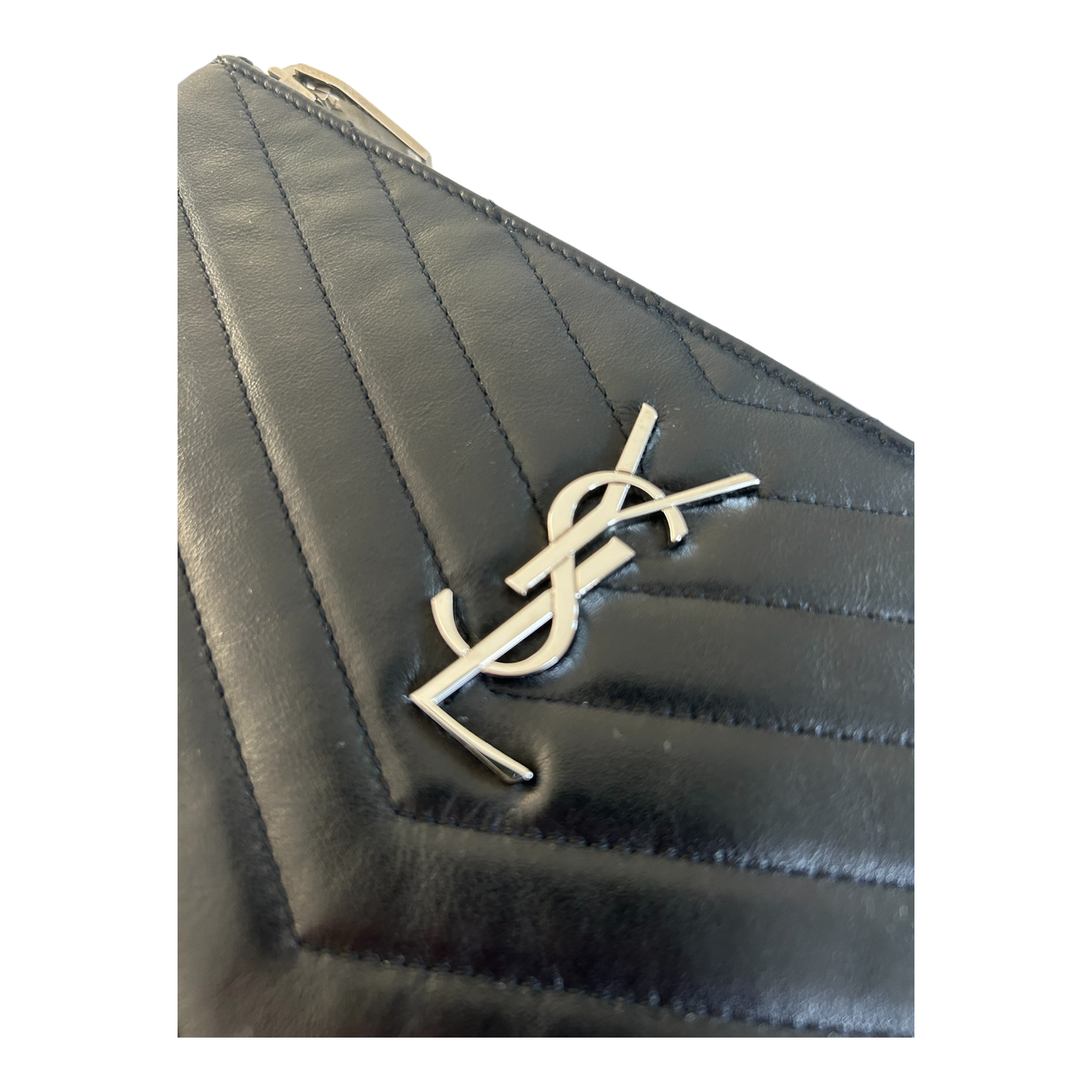 Saint Laurent Cassandre Matelassé Quilted A5 Pouch - 379039