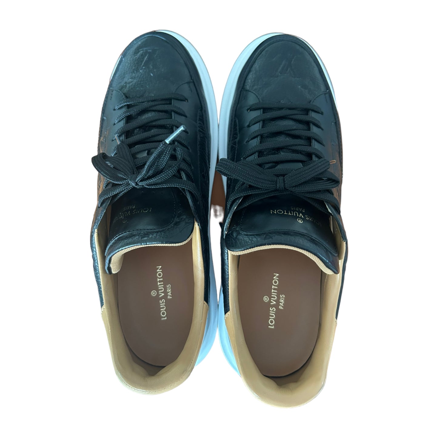 Louis Vuitton Black Beverley Hills Trainers - 8.5 UK / 42.5 EU