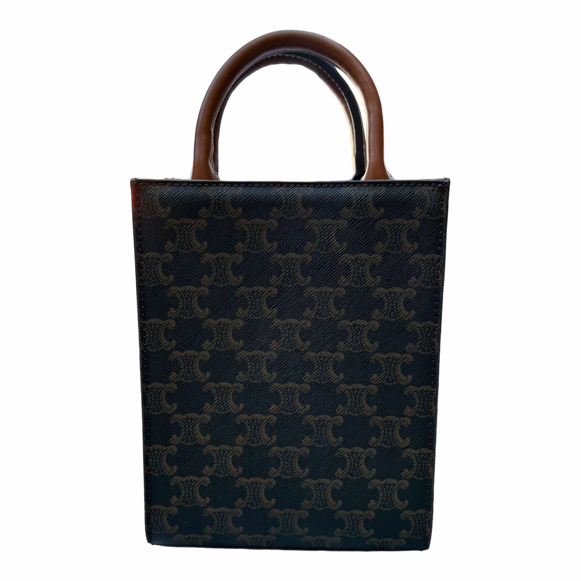 Celine Mini Vertical Cabas Triomphe Print