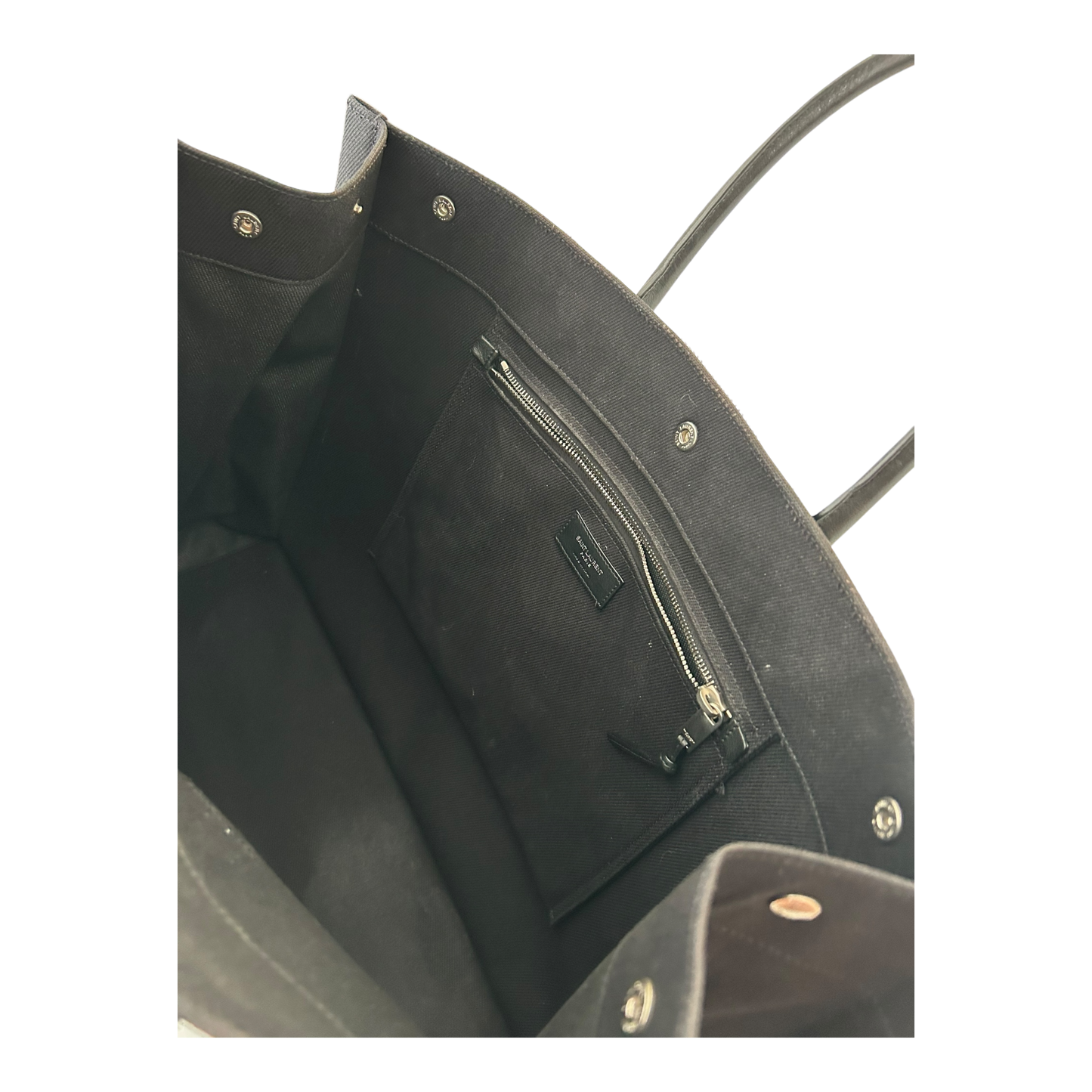 Saint Laurent Black Rive Gauche Tote - 499290