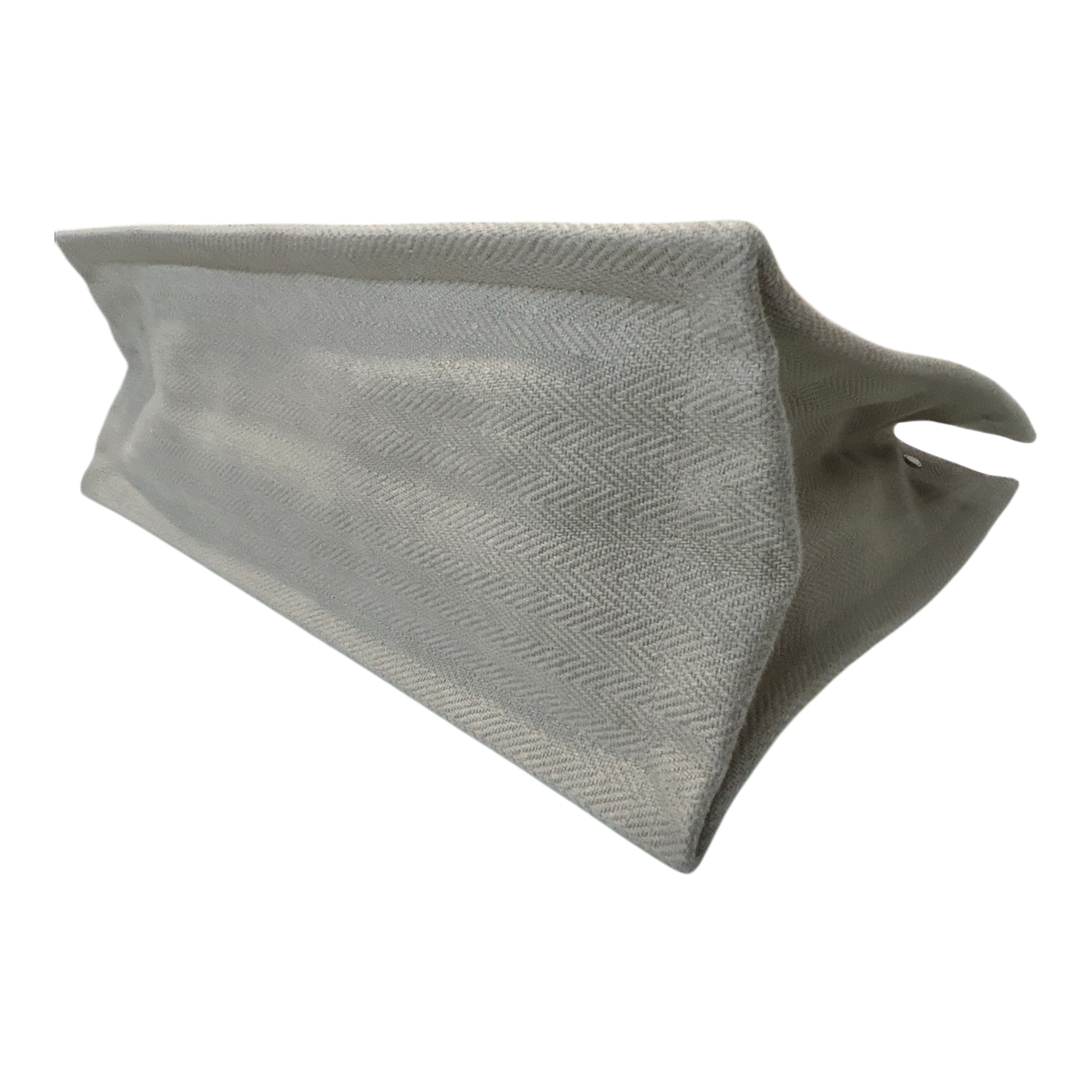 Saint Laurent Cream Linen Rive Gauche Tote - 509415