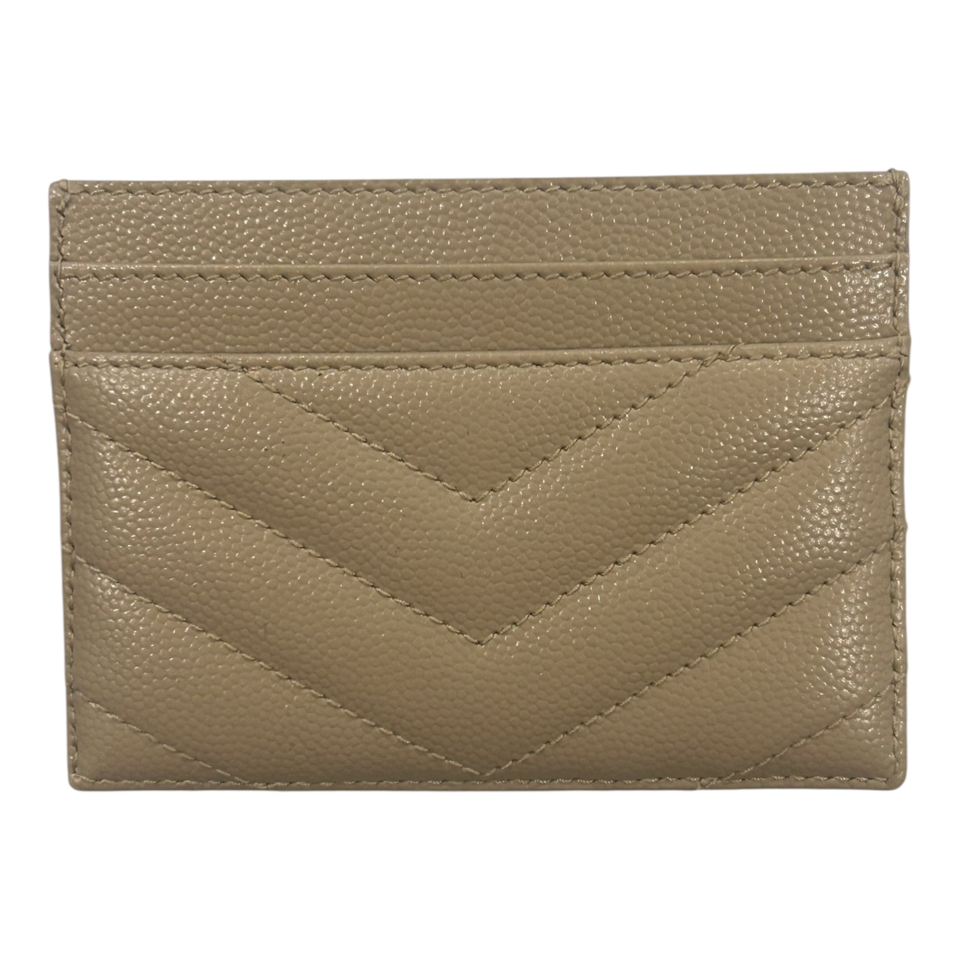 Saint Laurent Dark Beige Card Holder - 423291
