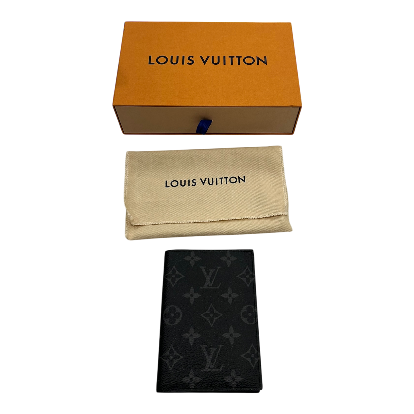 Louis Vuitton Monogram Eclipse Passport Holder - M64501