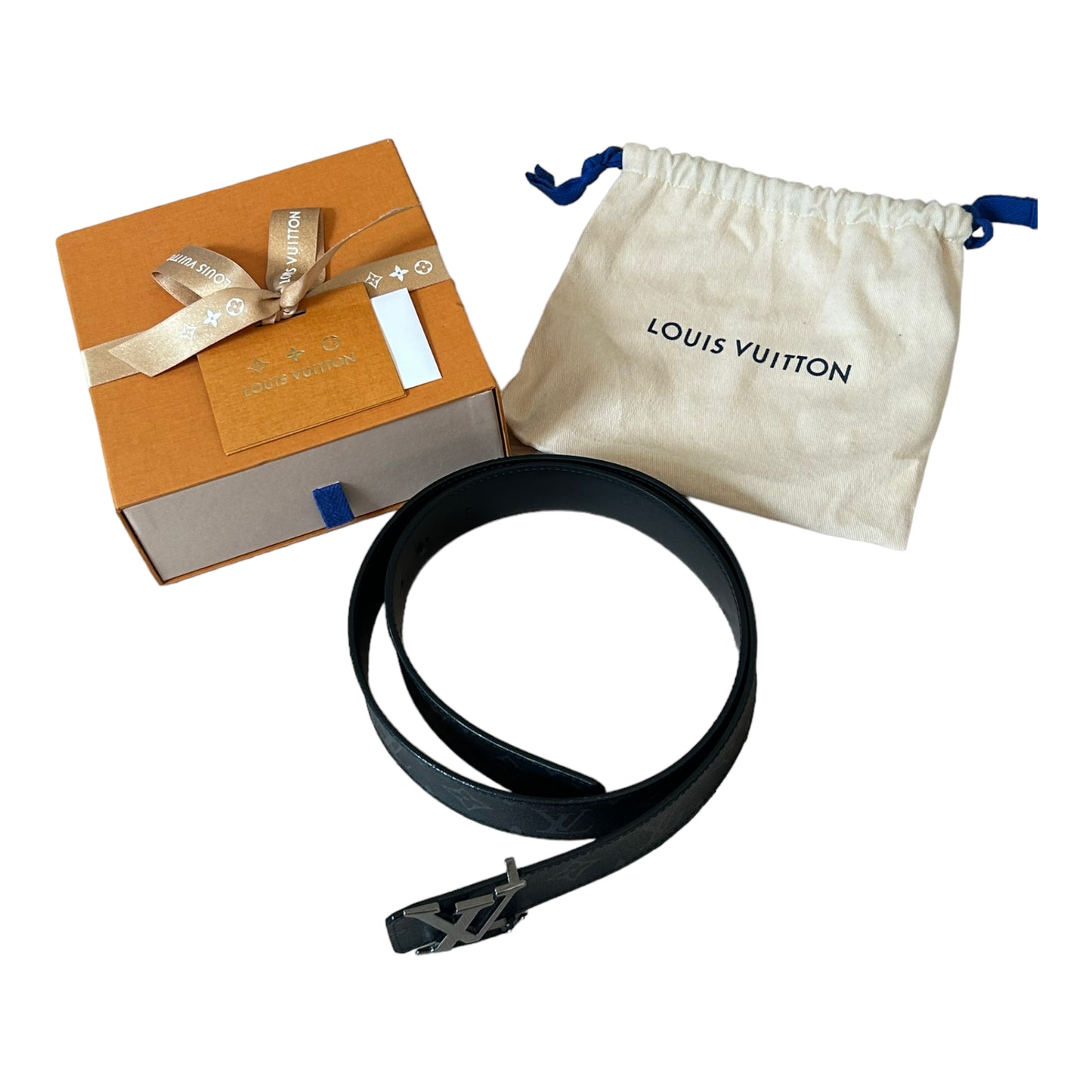 Louis Vuitton Monogram Eclipse Belt (90/36) - M9043