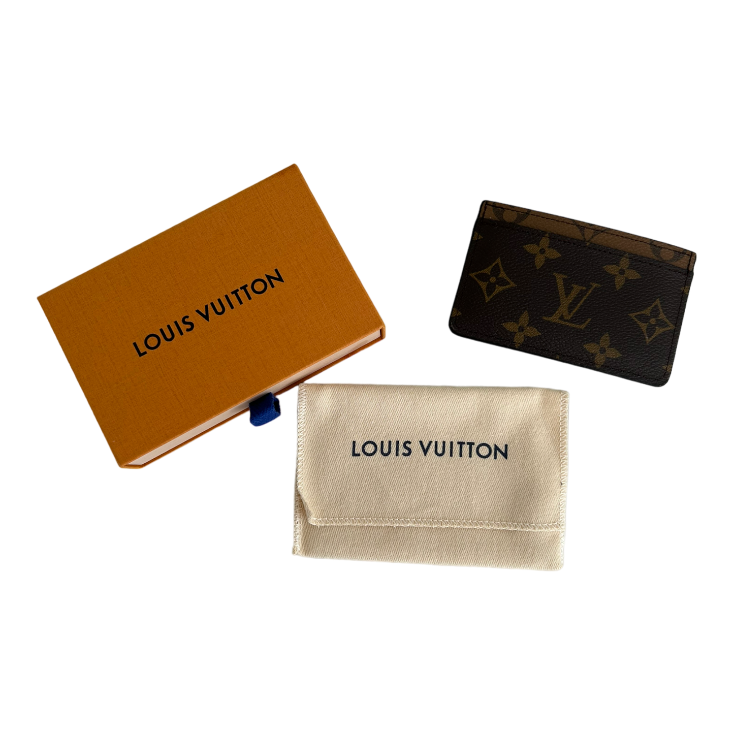 Louis Vuitton Monogram Reverse Canvas Card Holder - M69161