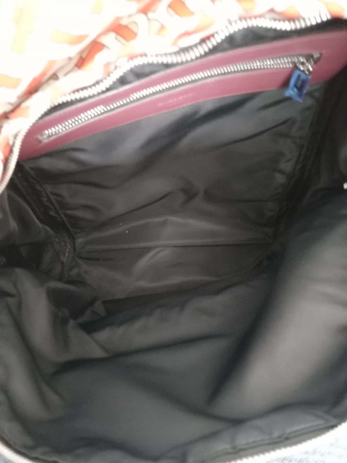 Burberry Orange TB Monogram Backpack