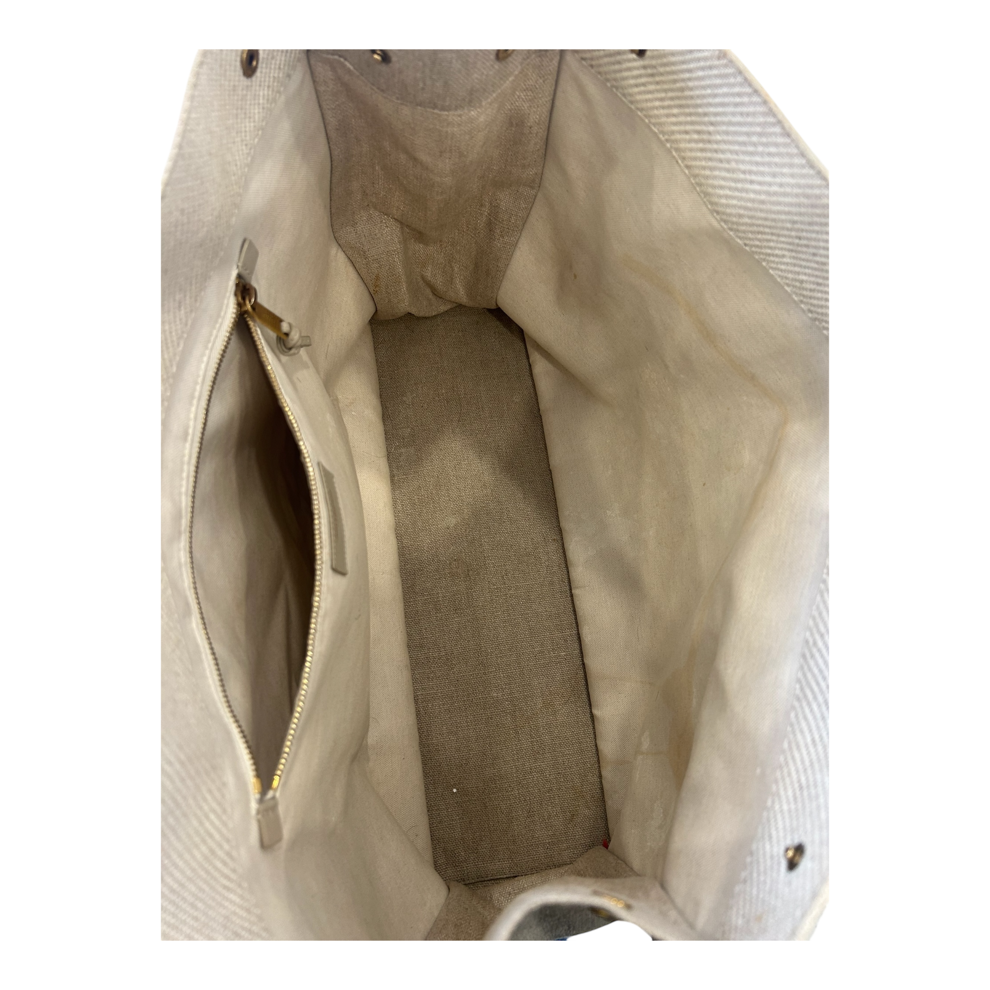 Saint Laurent Beige Rive Gauche Tote - 499290