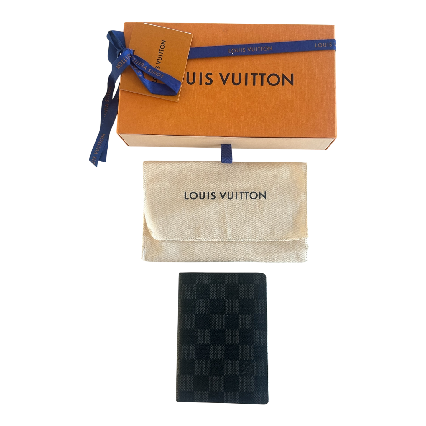 Louis Vuitton Damier Graphite Passport Holder - N64411