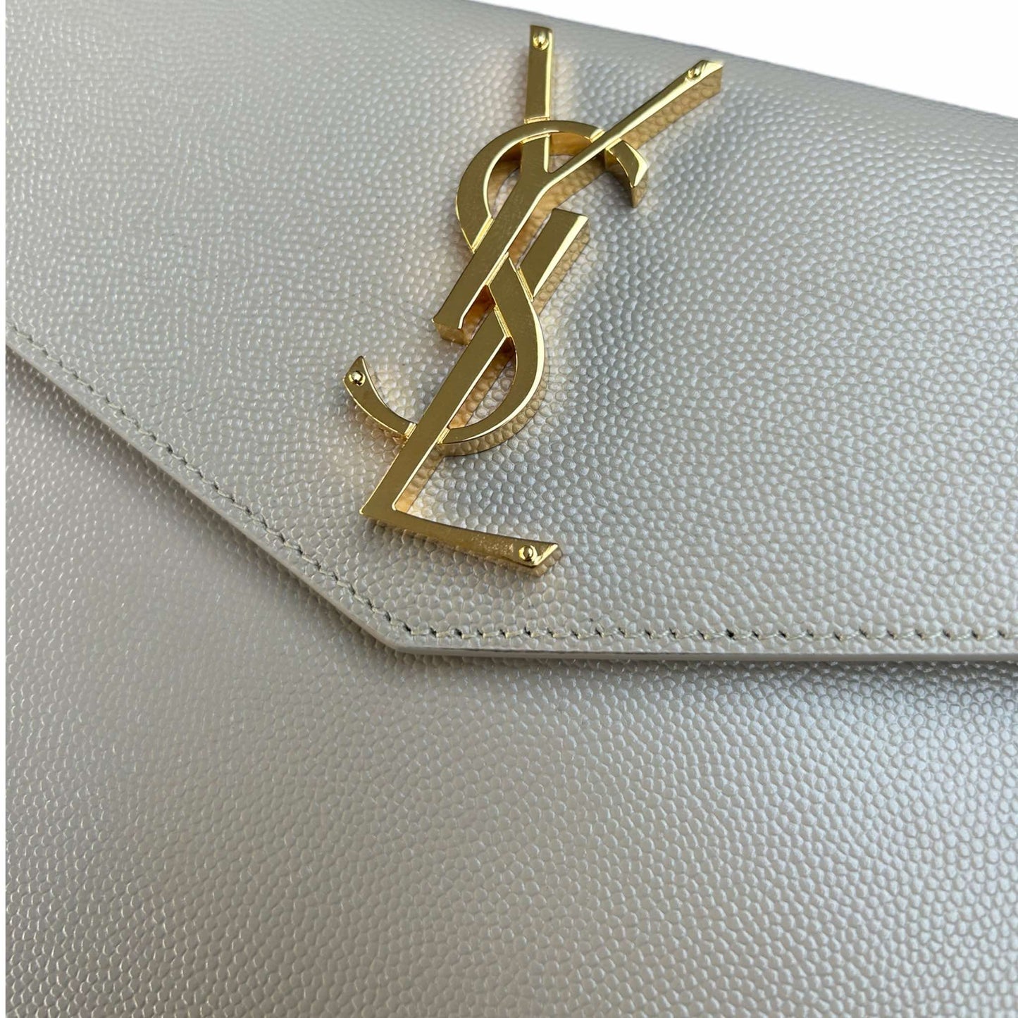 Saint Laurent Beige Uptown Pouch - 565739