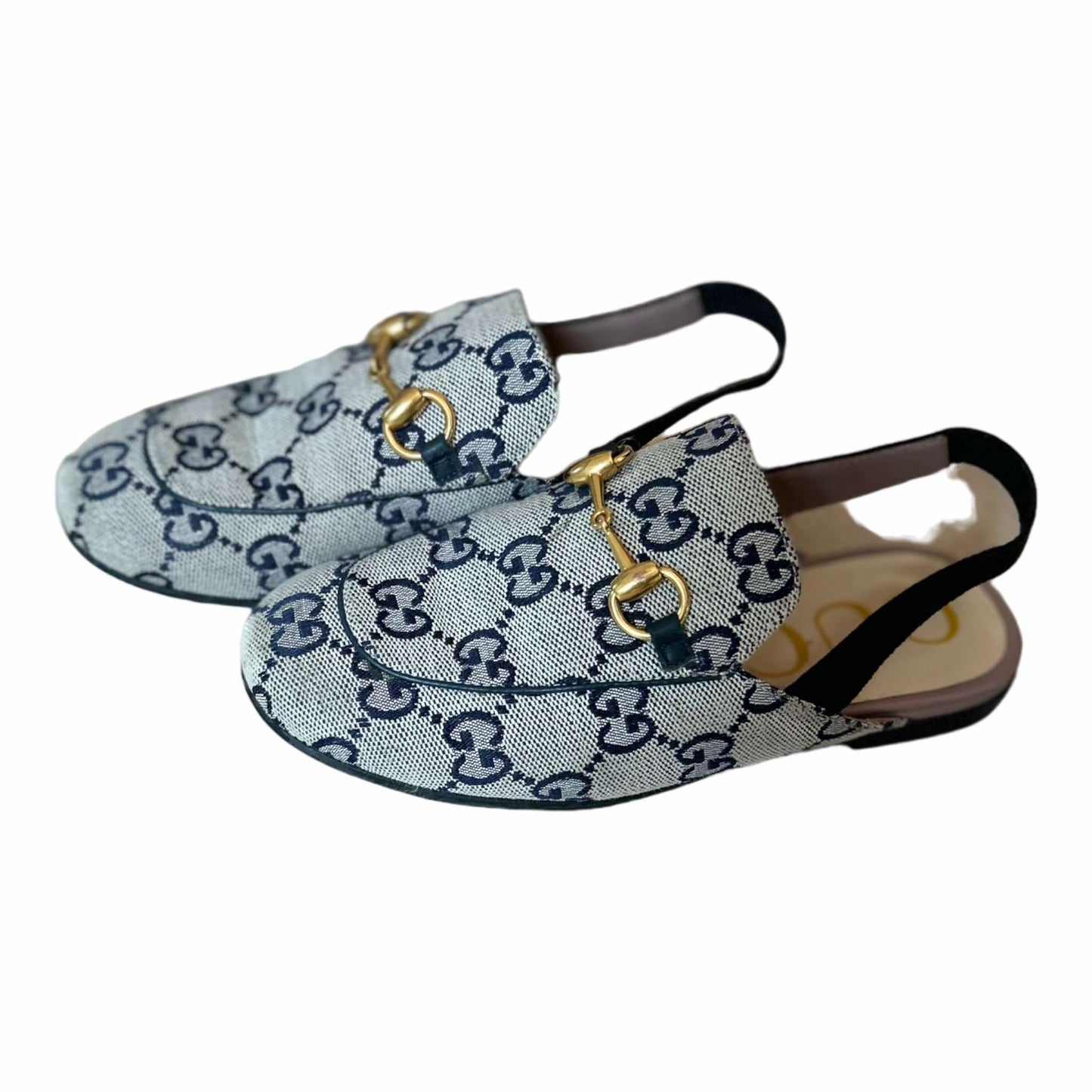 Gucci Children's Princetown GG Canvas Slipper - 30