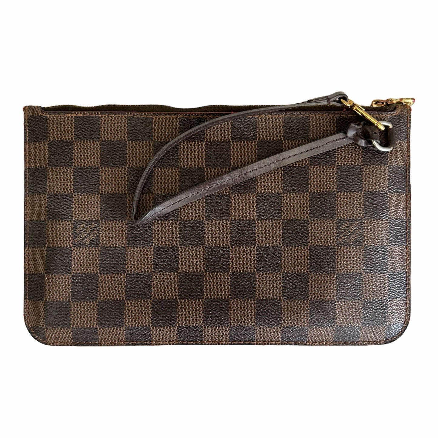 Louis Vuitton Damier Ebene Neverfull Clutch Pouch