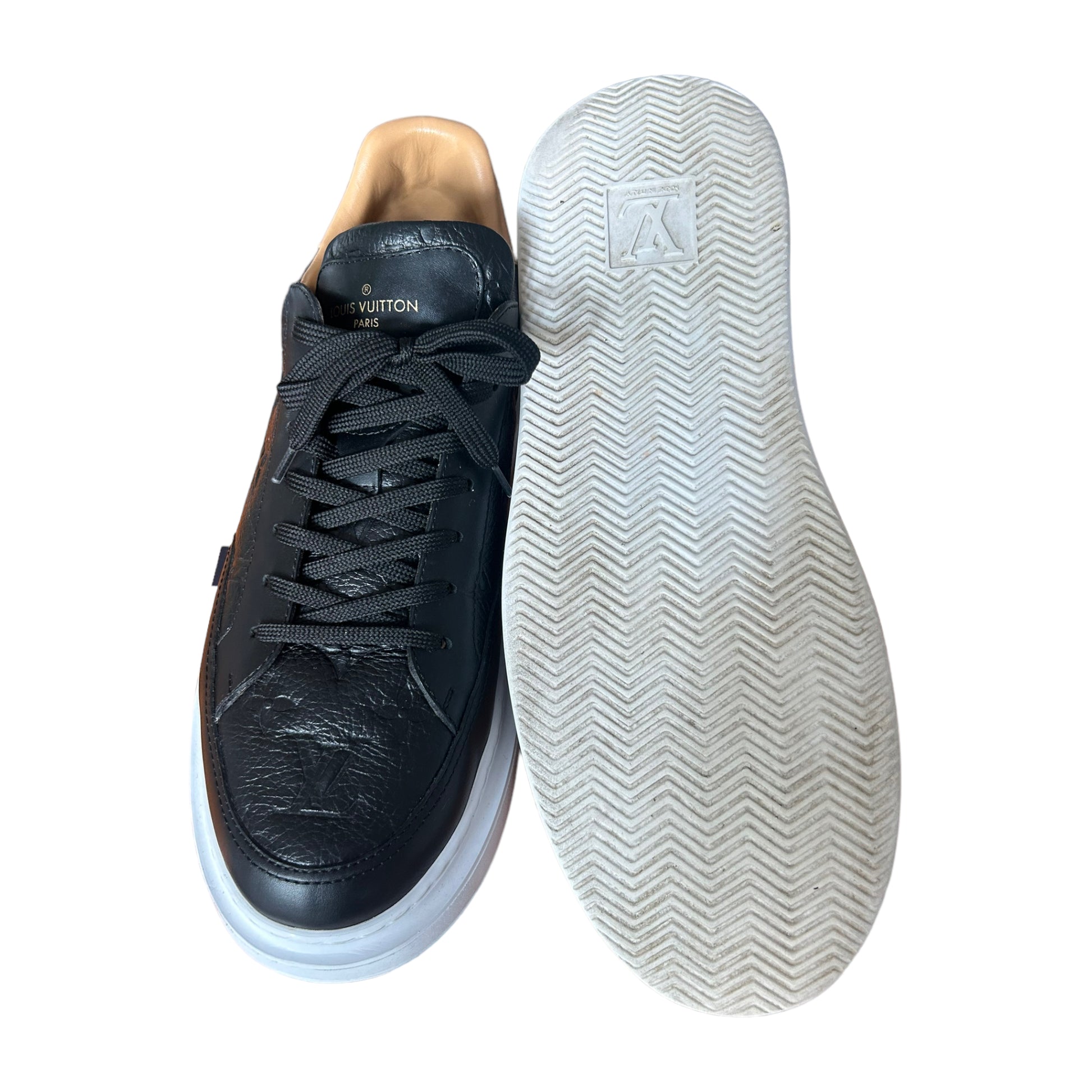 Louis Vuitton Black Beverley Hills Trainers - 8.5 UK / 42.5 EU