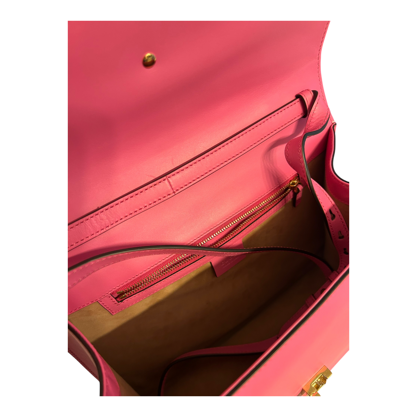 Gucci Pink Sylvie Top Handle Bag - 431665