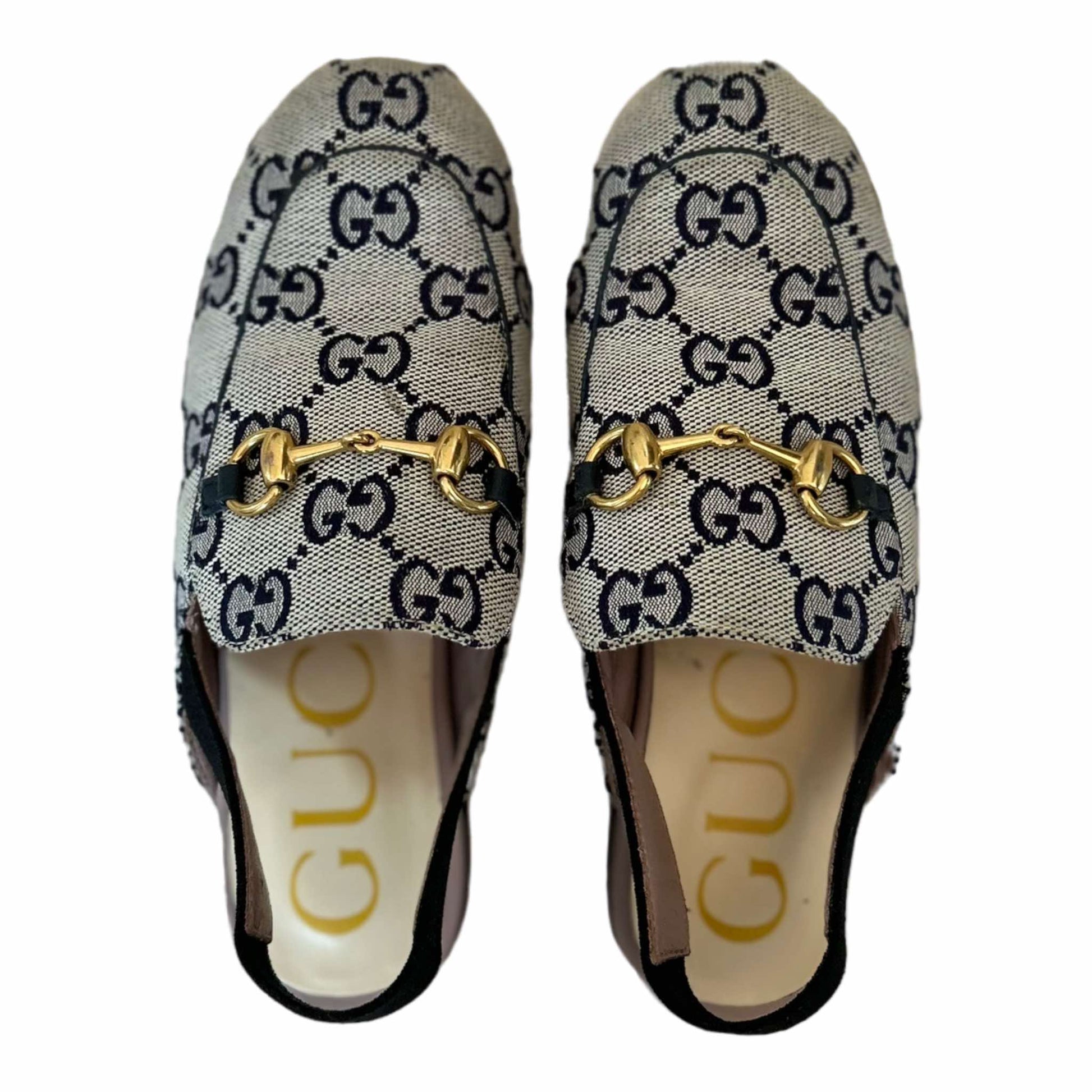 Gucci Children's Princetown GG Canvas Slipper - 30