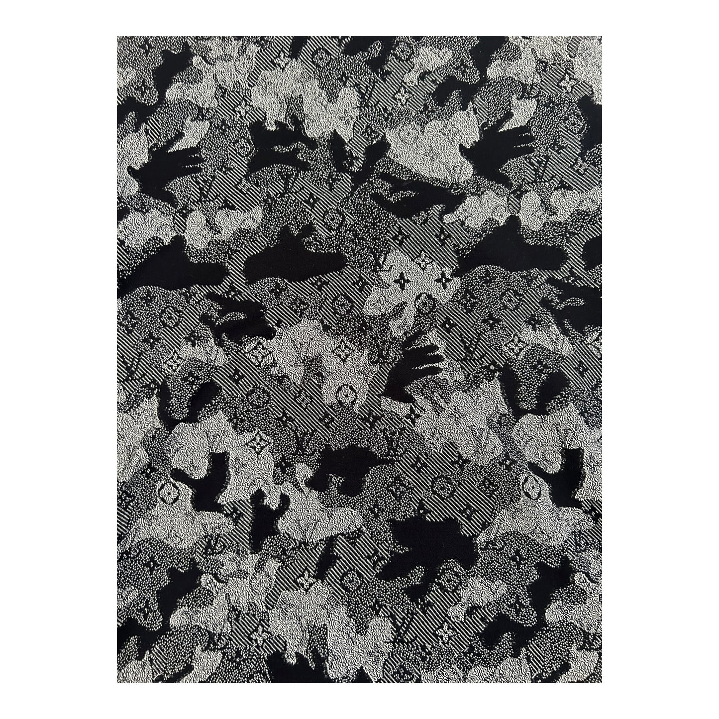 Louis Vuitton Monogram Grey Camo T-Shirt - Medium
