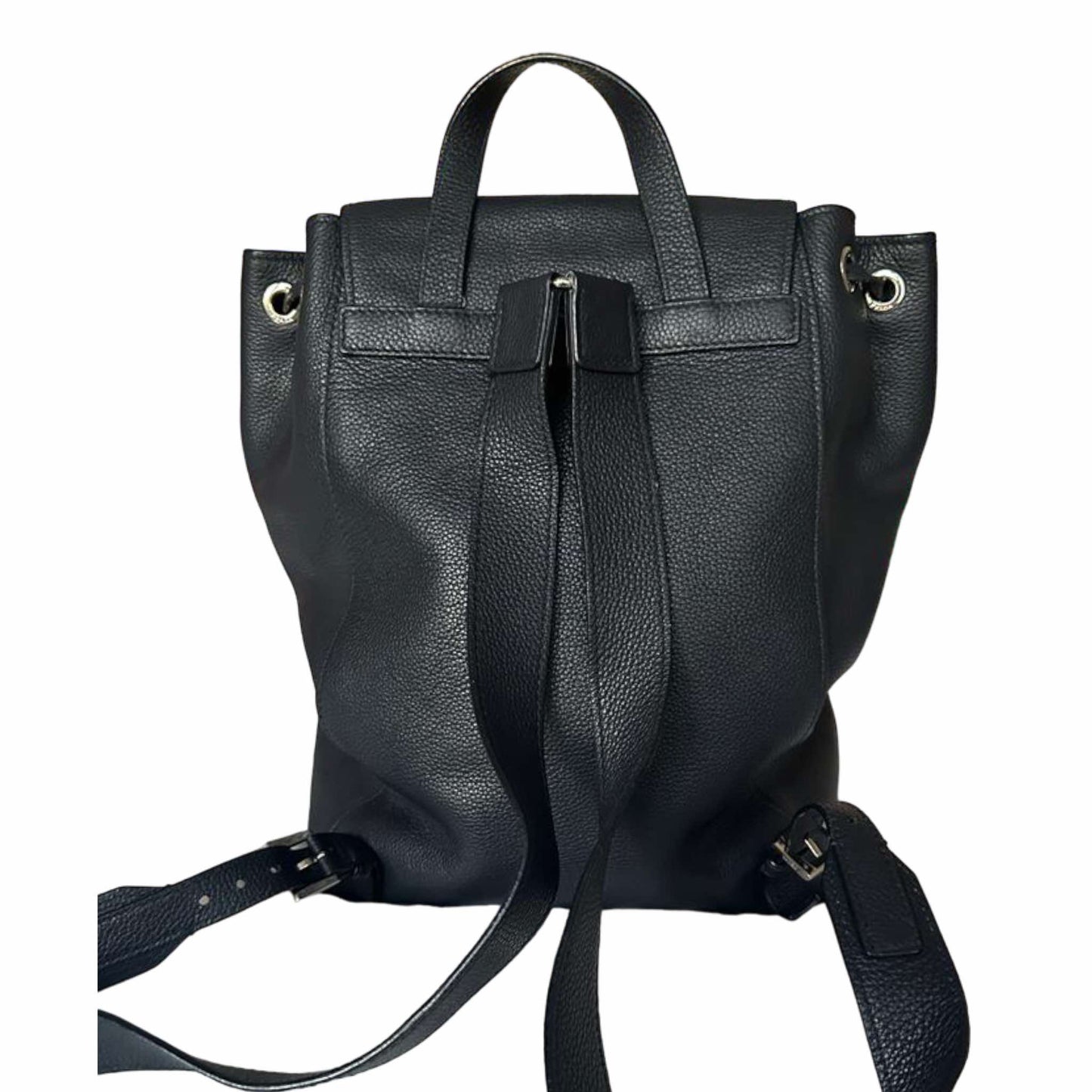 Prada Black Leather Backpack - 1BZ007