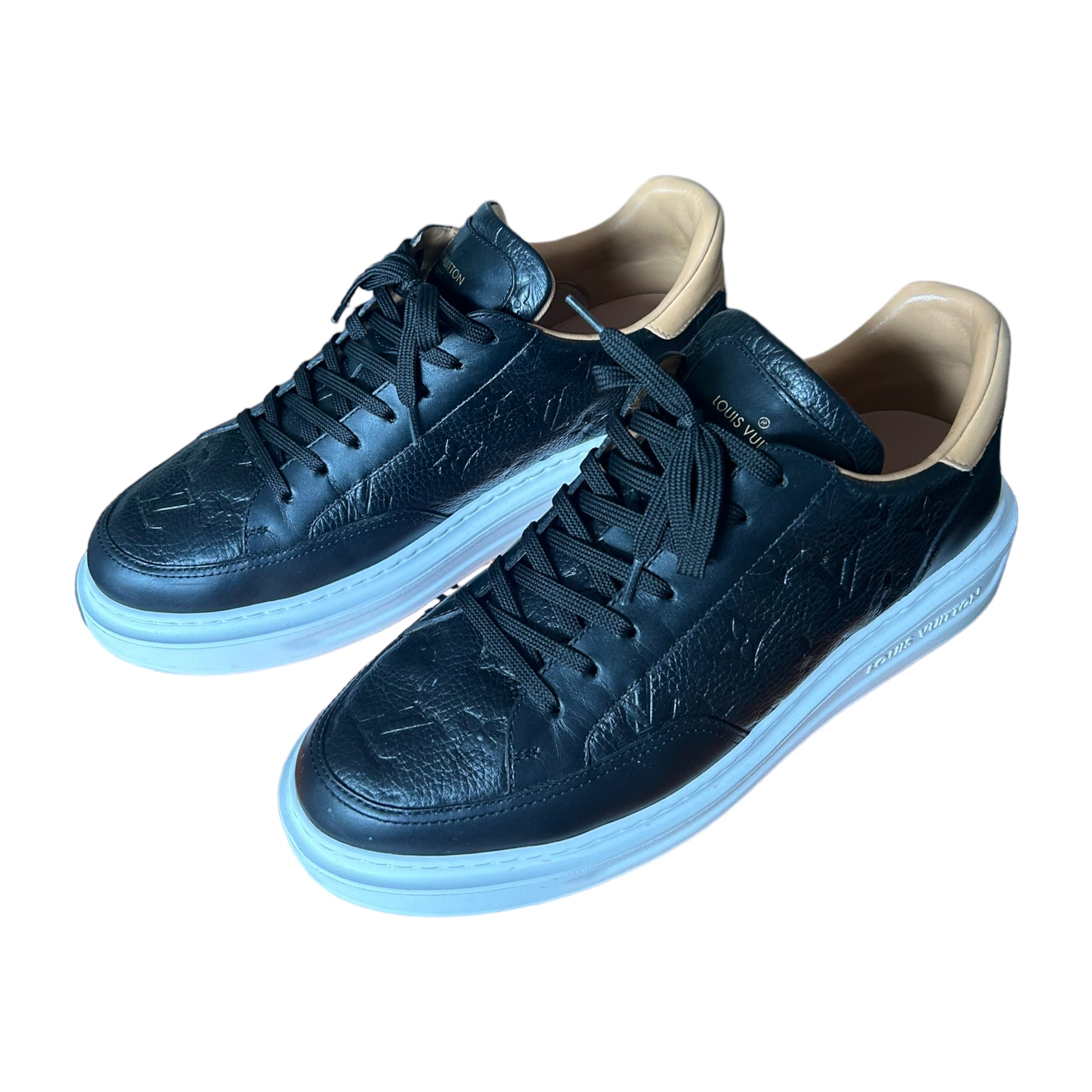Louis Vuitton Black Beverley Hills Trainers - 8.5 UK / 42.5 EU