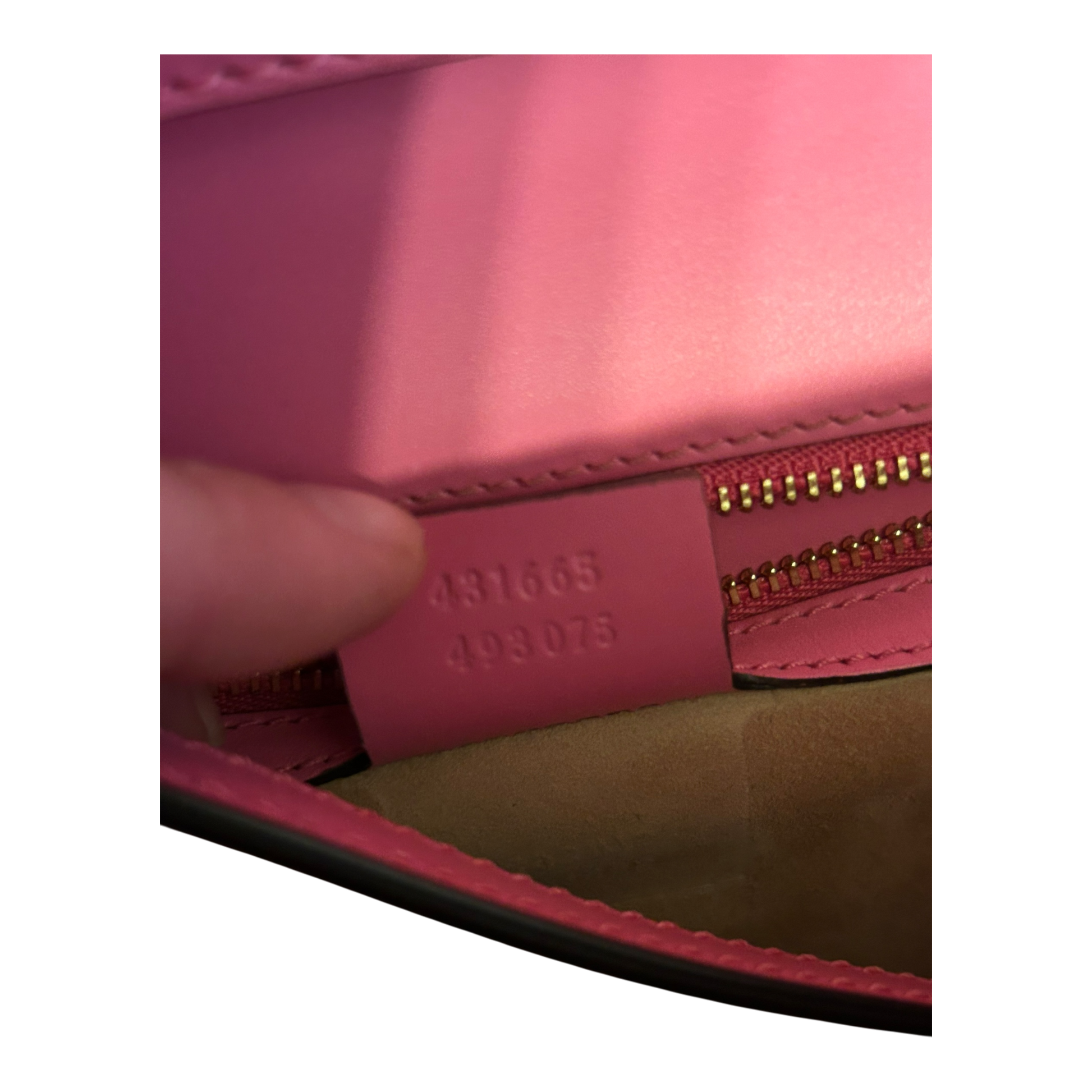 Gucci Pink Sylvie Top Handle Bag - 431665