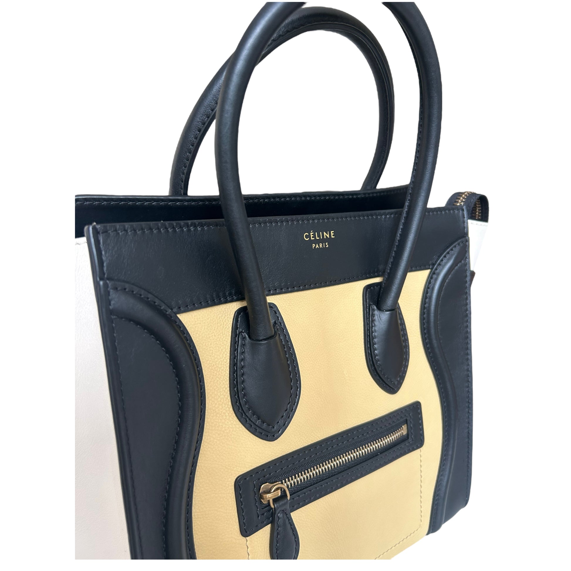 Celine Micro Luggage Bag - Tricolour