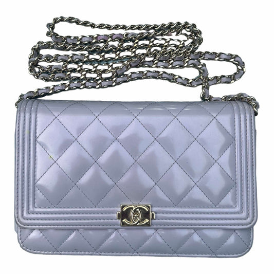 Chanel Lilac Boy Wallet On Chain WOC