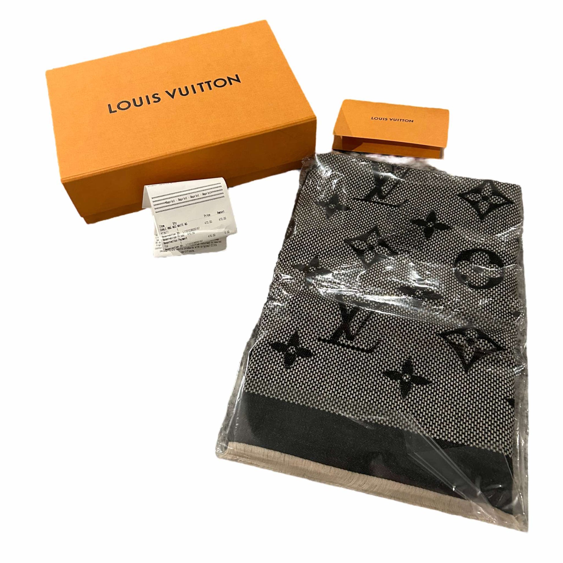 Louis Vuitton Neo Natté Monogram Shawl - M73677