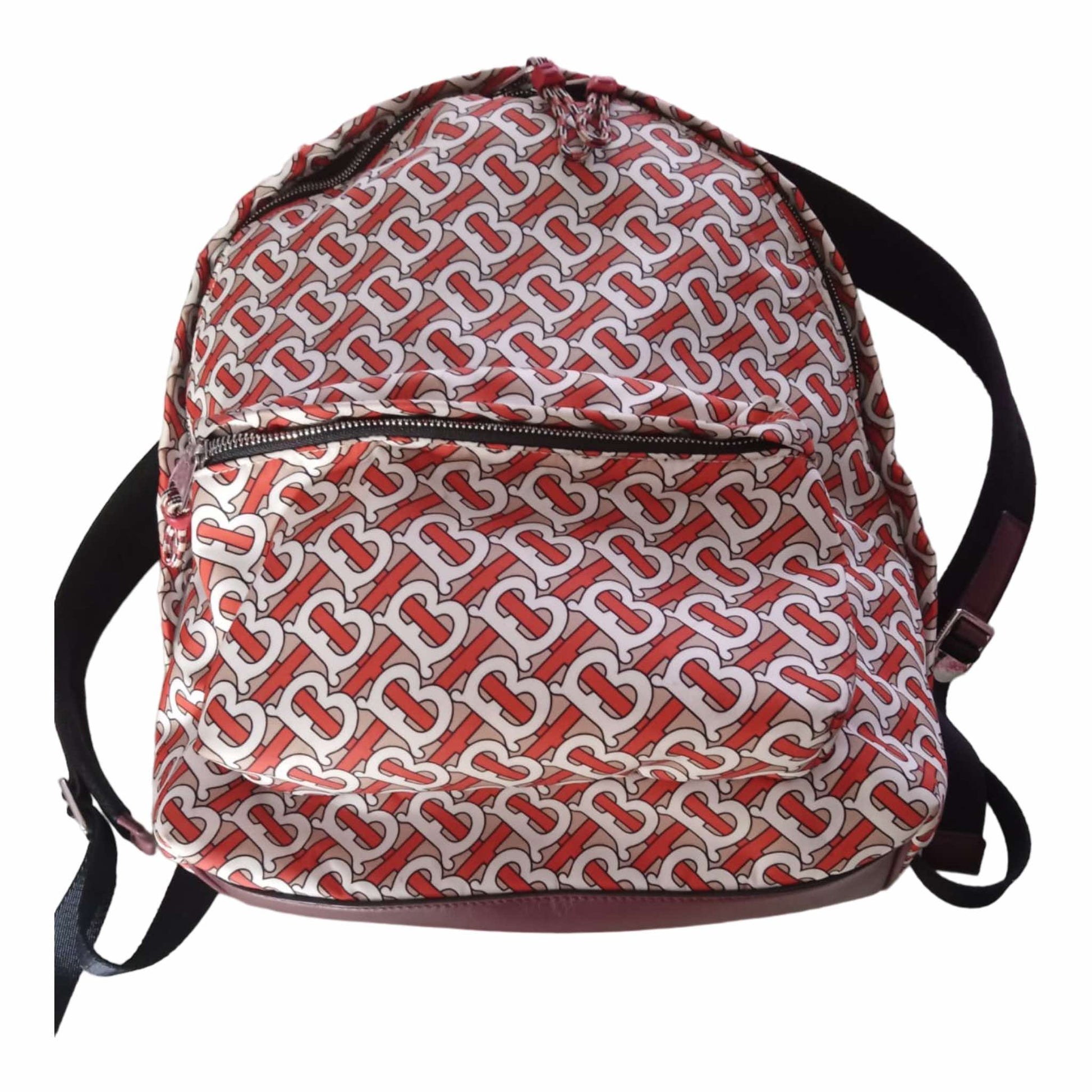 Burberry Orange TB Monogram Backpack