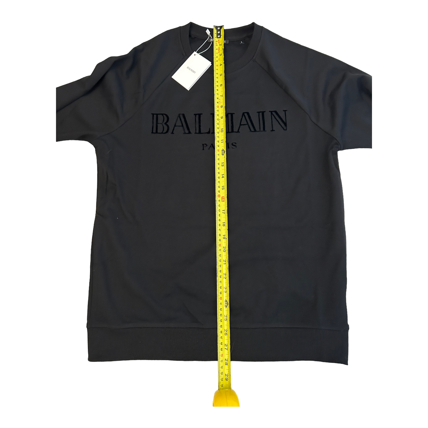 Men's Balmain Black Tracksuit - Large