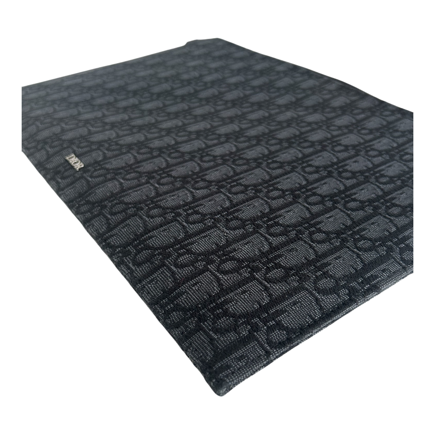 Dior Black Oblique Jacquard A4 Pouch