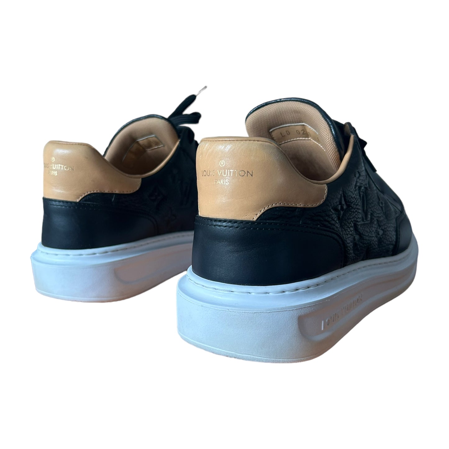 Louis Vuitton Black Beverley Hills Trainers - 8.5 UK / 42.5 EU