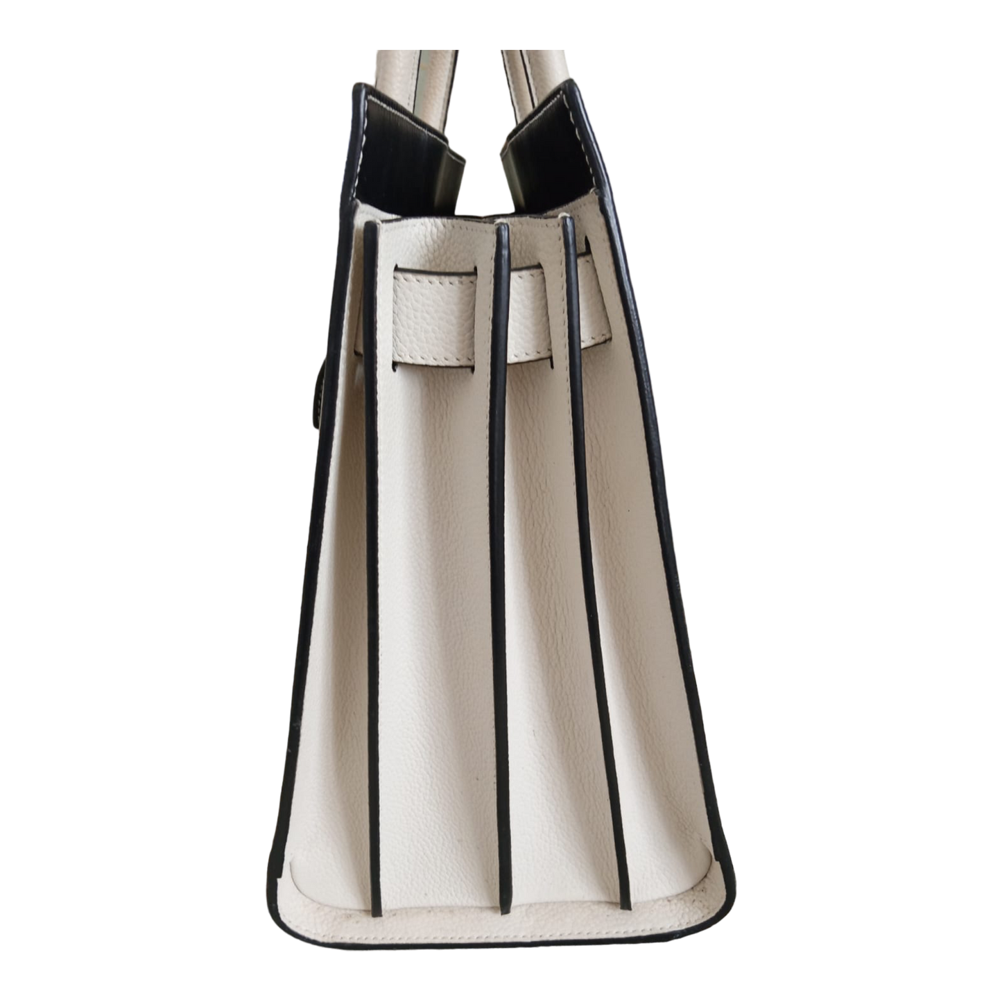 Saint Laurent White Sac de Jour Small