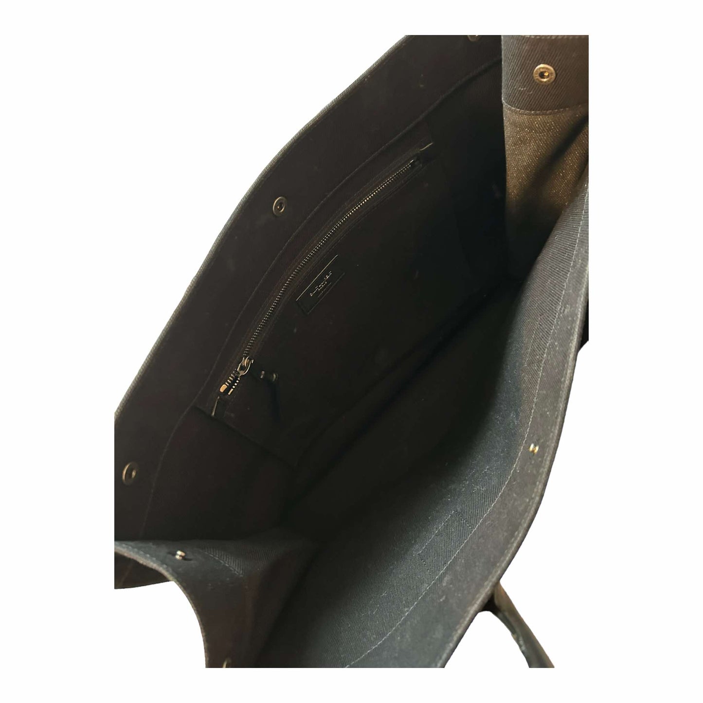 Saint Laurent Black Rive Gauche Tote