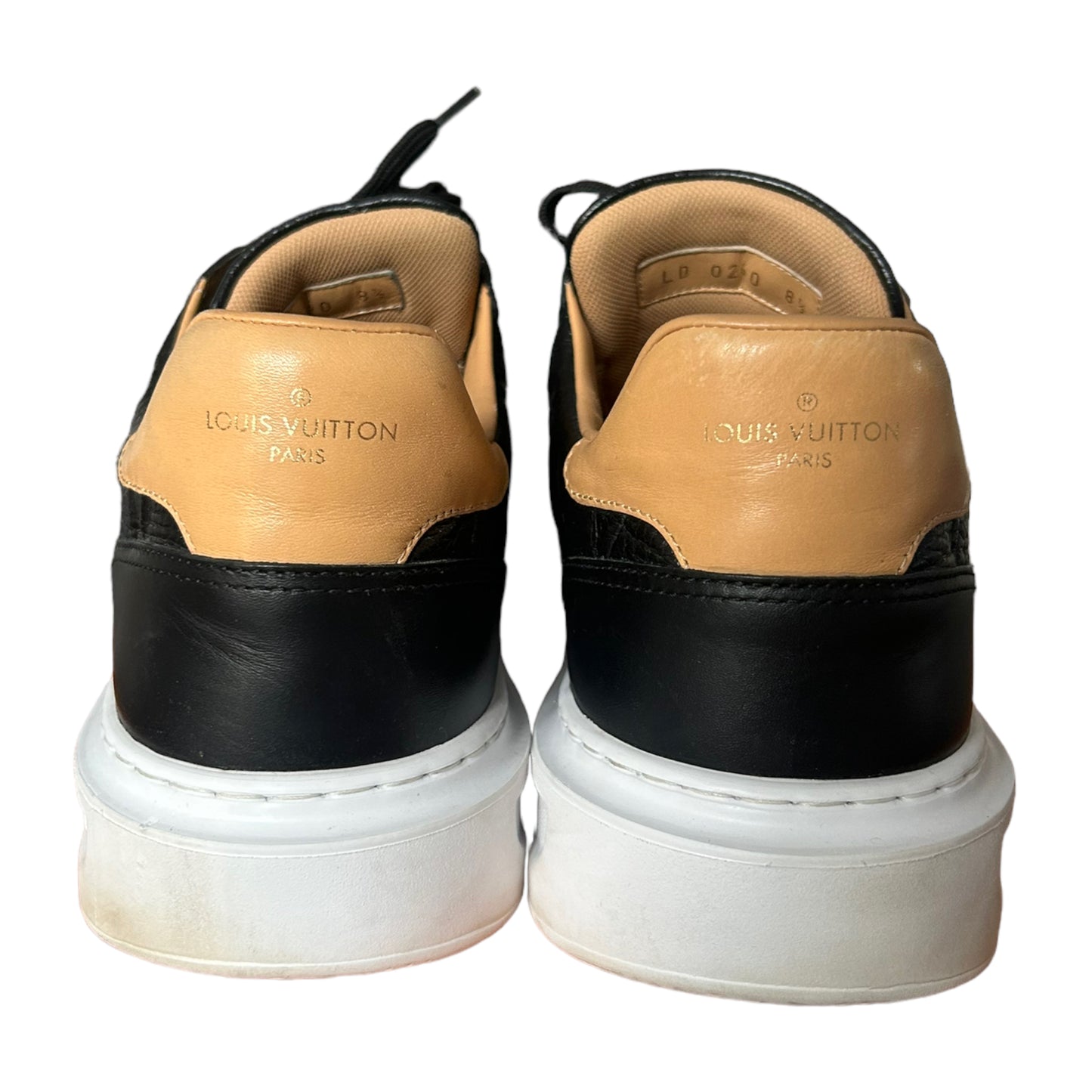 Louis Vuitton Black Beverley Hills Trainers - 8.5 UK / 42.5 EU