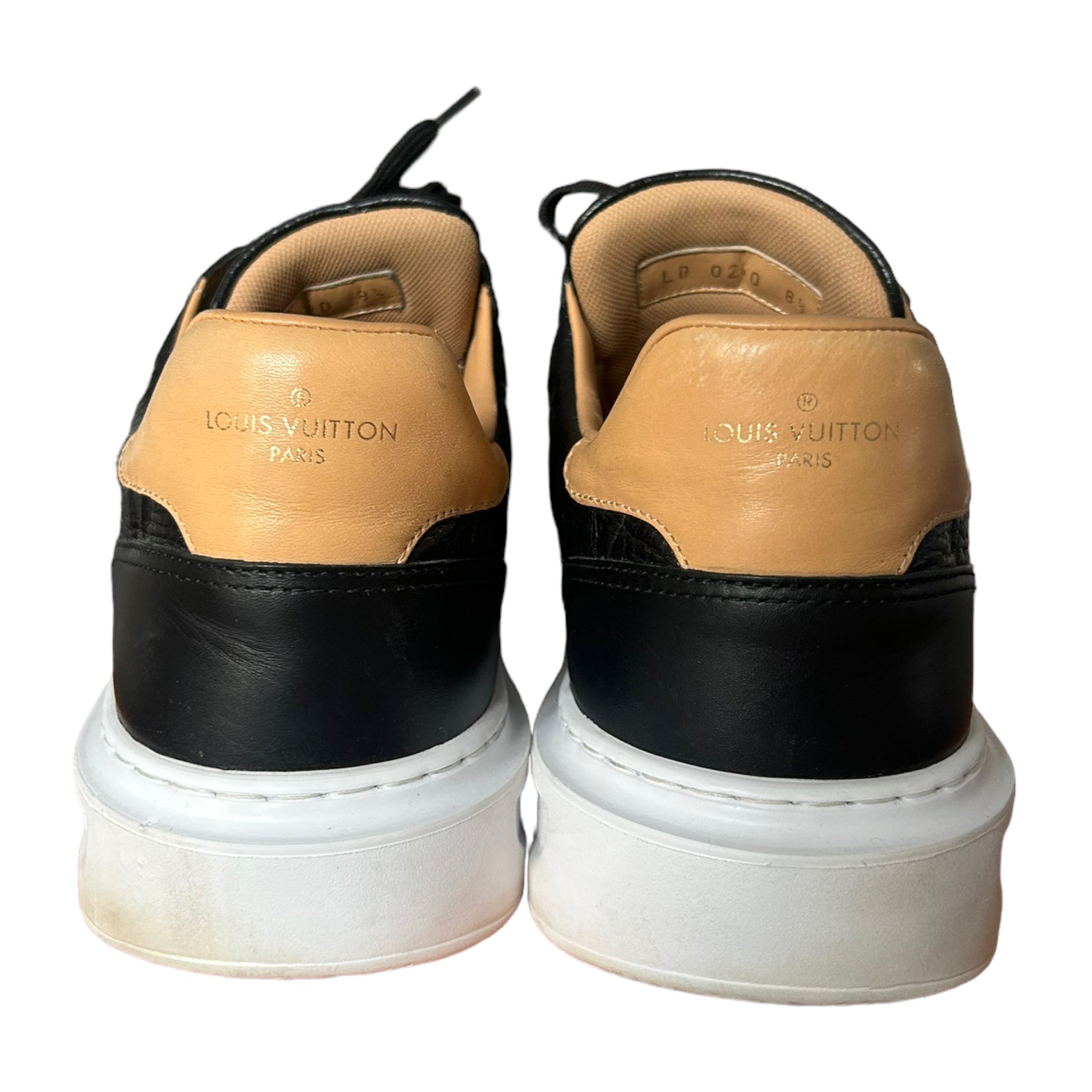Louis Vuitton Black Beverley Hills Trainers - 8.5 UK / 42.5 EU
