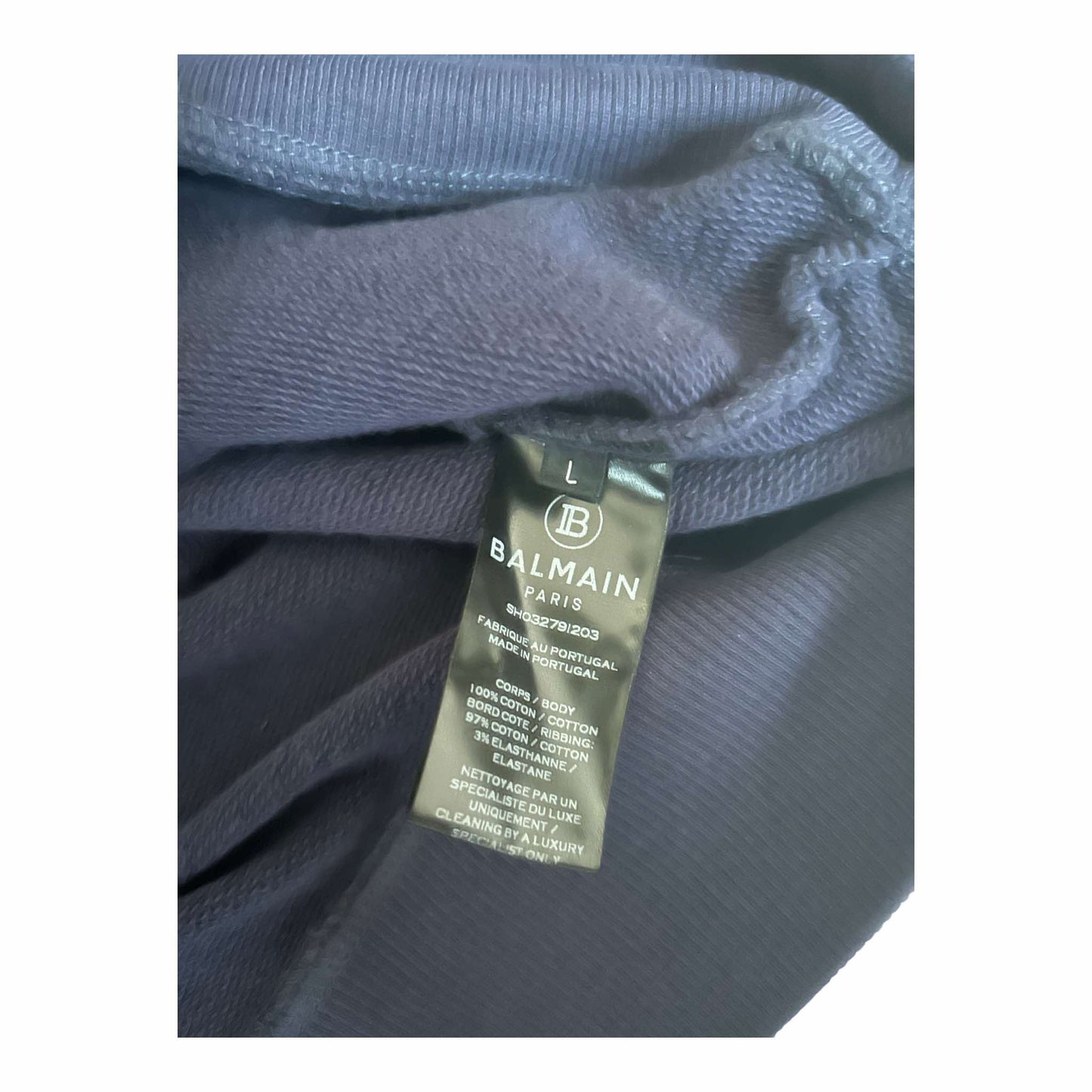 Men's Balmain Logo Jumper - Large