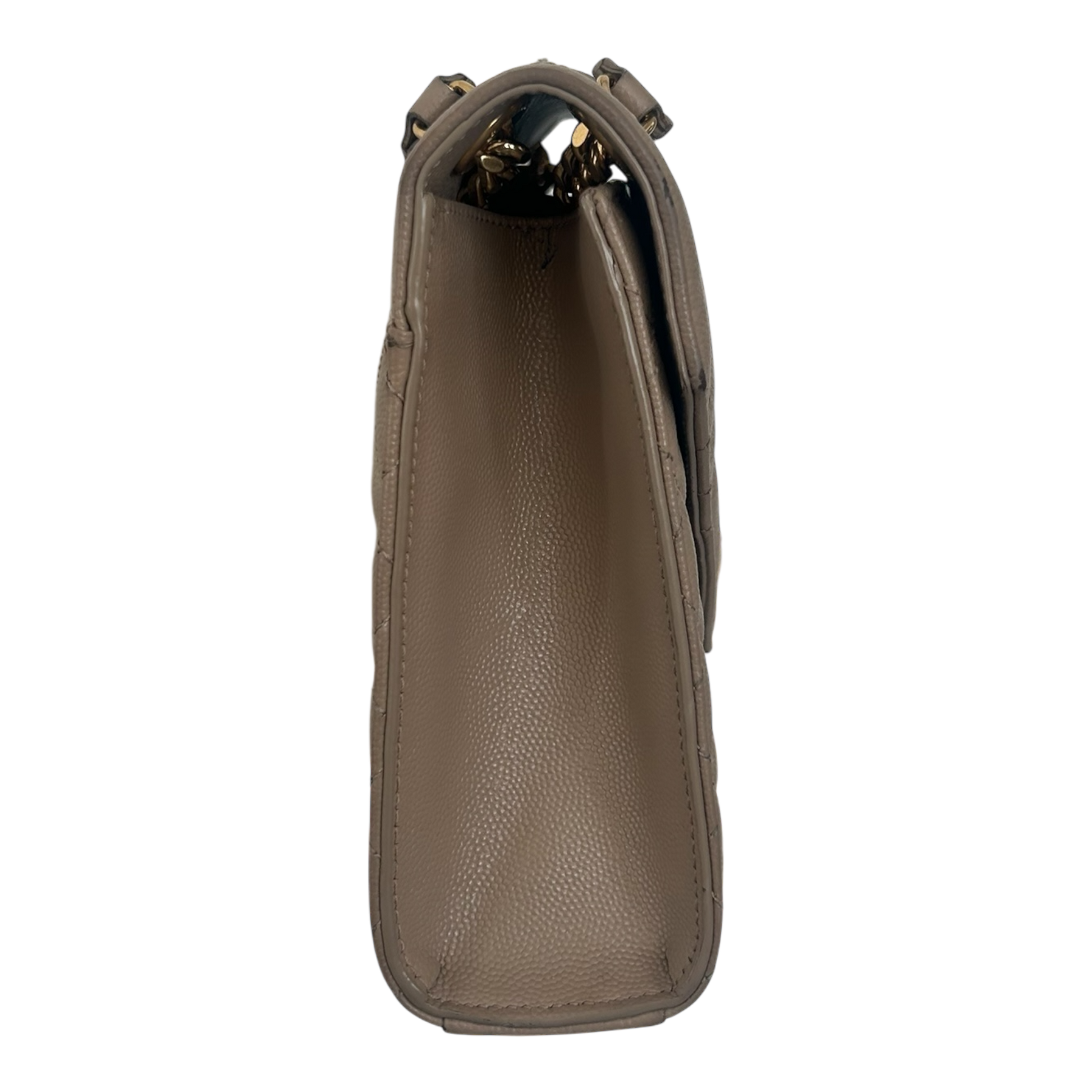 Saint Laurent Dark Beige Medium Envelope Flap - 600185