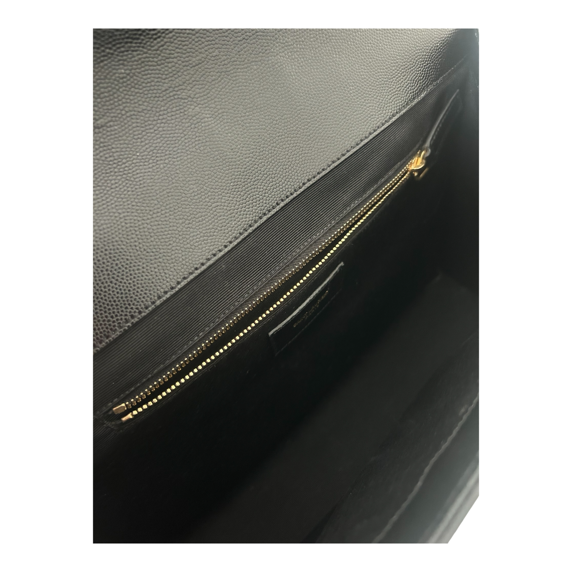 Saint Laurent Black Large Envelope Flap Bag - 354118