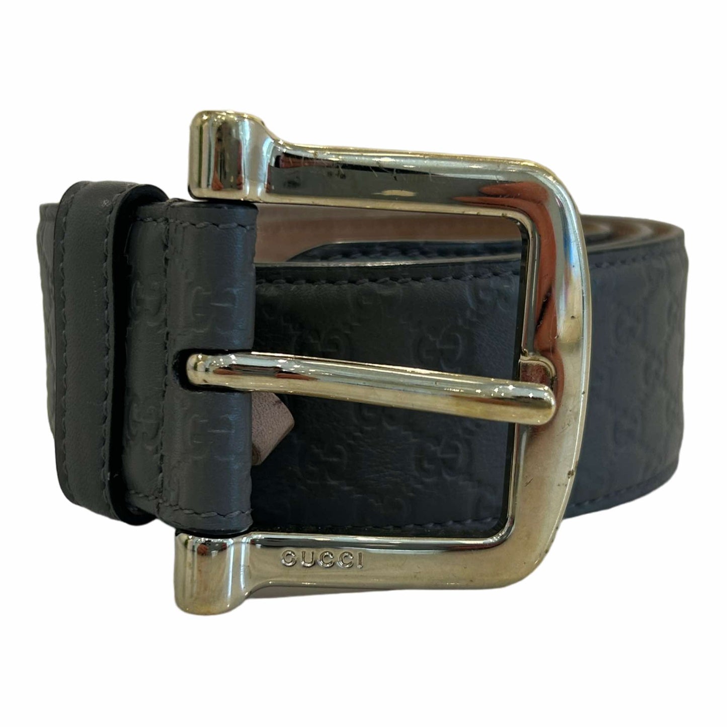 Gucci GG Belt Grey - 80cm/32in - 281548