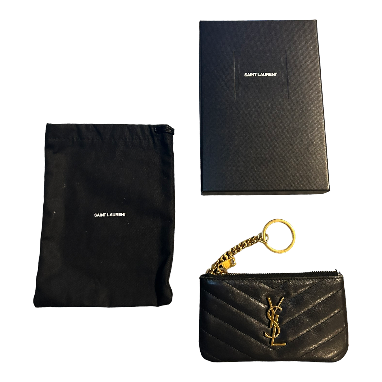 Saint Laurent Key Pouch- 438386