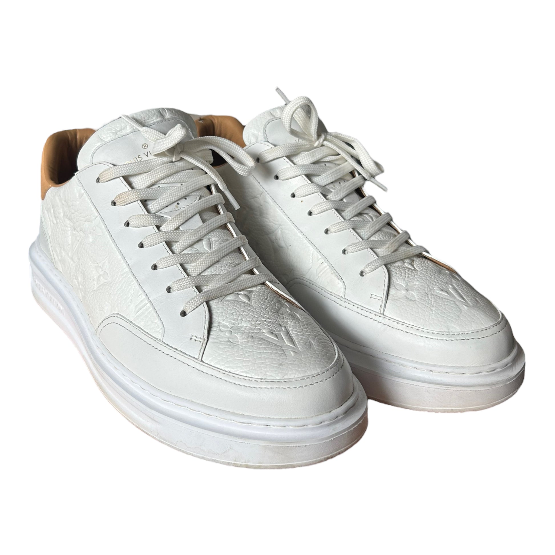 Louis Vuitton White Beverley Hills Trainers - 8.5 UK / 42.5 EU