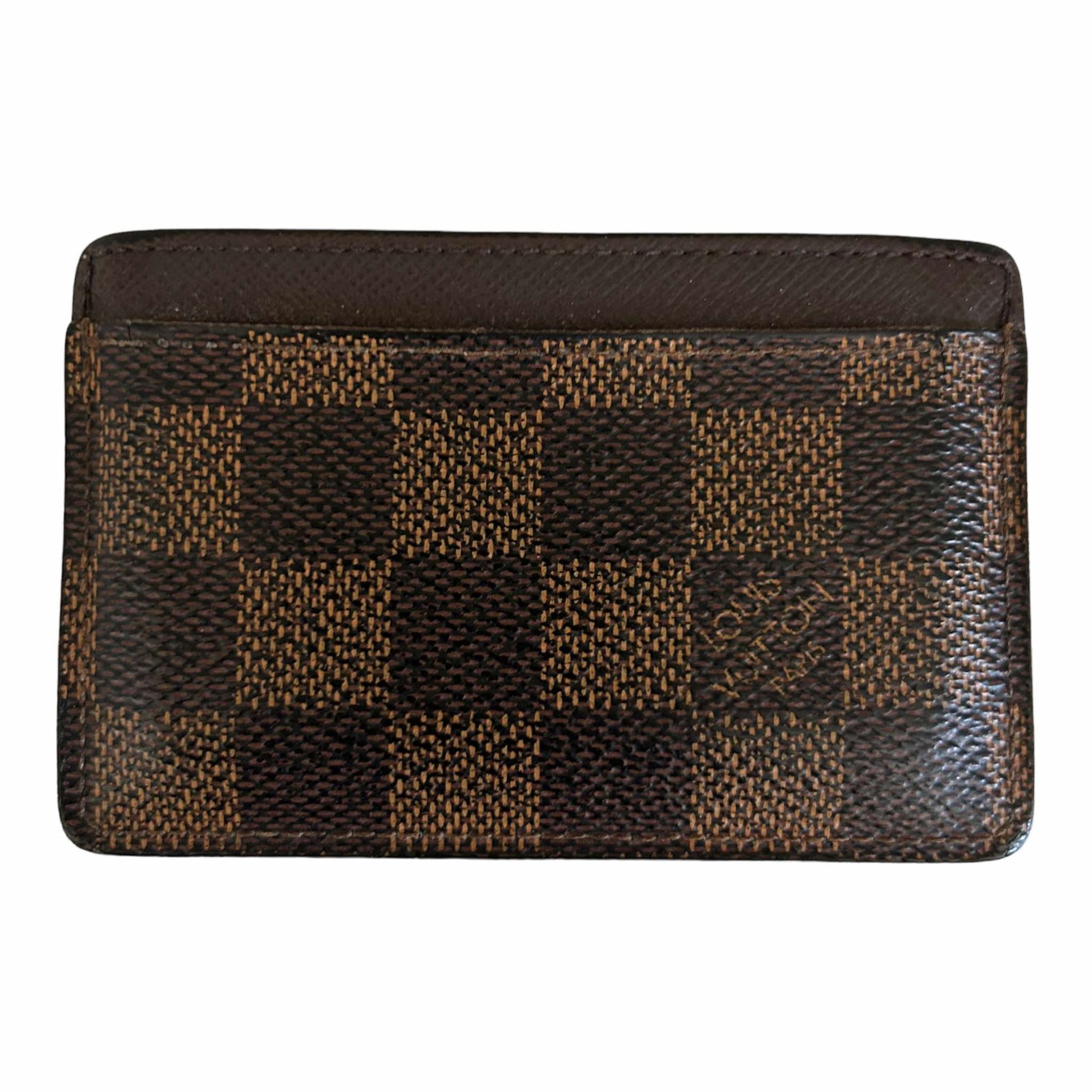 Louis Vuitton Damier Ebene Card Holder - N61722